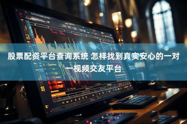 股票配资平台查询系统 怎样找到真实安心的一对一视频交友平台